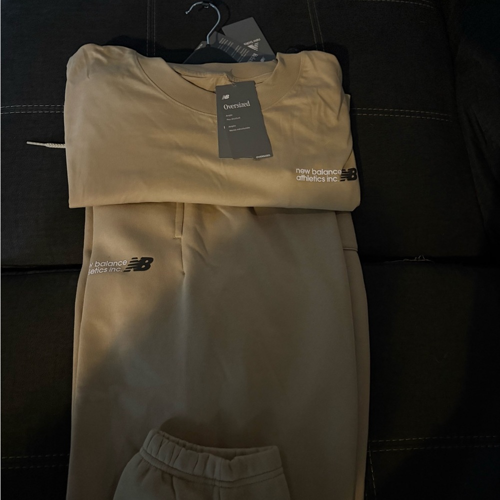 New Balance Tan Sweatpants for Casual Comfort new xl men’s